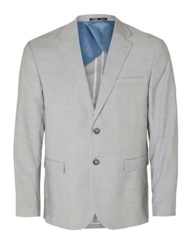 SELECTED BLAZER UOMO,SLHREG-NEIL LIGHT BLUE/GREEN 