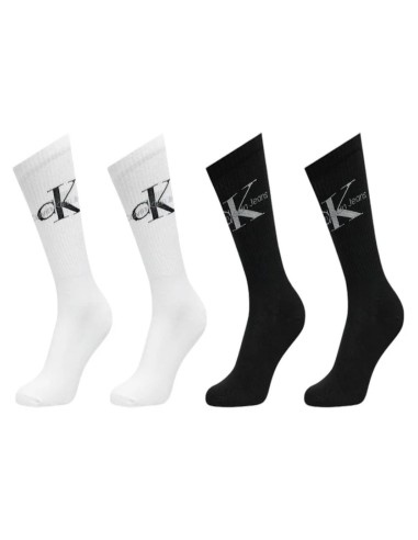 CALVIN KLEIN UNIS SOCK 4P GIFTBOX MONOGR, ONE SIZE