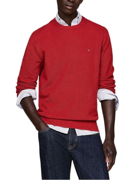 TOMMY HILFIGER PULLOVER UOMO ESSENTIAL STRUCTURE