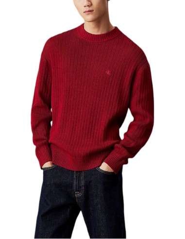 CALVIN KLEIN JEANS  UOMO LINEAR SWEATER, XUM