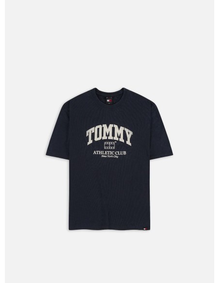 TOMMY JEANS T-SHIRT UOMO,TJM REG ATHLETIC CLU, C1G