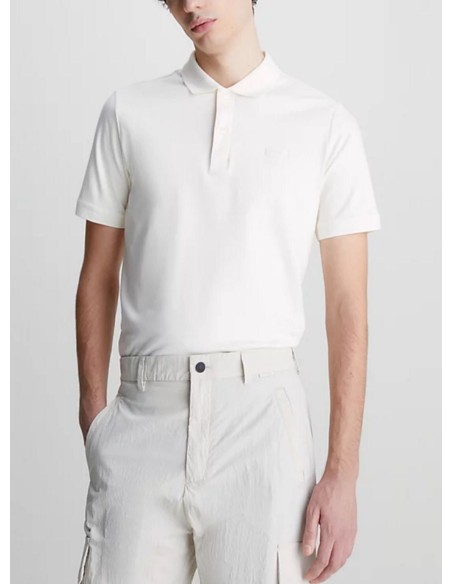 CALVIN KLEIN POLO UOMO,SMOOTH COTTON  SLIM