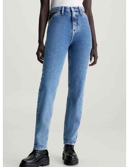 CALVIN KLEIN JEANS DONNA AUTHENTIC SLIM STRAI