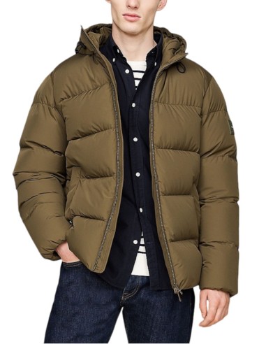 TOMMY HILFIGER PIUMINO UOMO DOWN HOODED PUFFER J, 