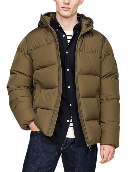 TOMMY HILFIGER PIUMINO UOMO DOWN HOODED PUFFER J, 