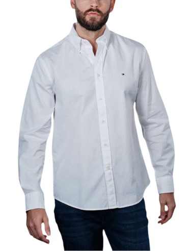 TOMMY HILFIGER CAMICIA UOMO CORE FLEX POPLIN SOL, 