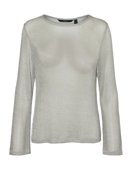 VERO MODA DONNA PALERMO LS O-NECK TOP JRS SB4