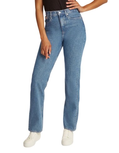 CALVIN KLEIN JEANS DONNA HIGH RISE STRAIGHT, 1A4