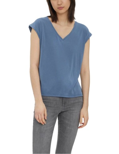 VERO MODA DONNA FILLI SS V-NECK TEE GA NOOS