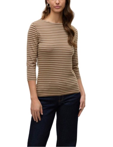 VERO MODA DONNA AWFIONA 3/4 BOATNECK TOP NOOS