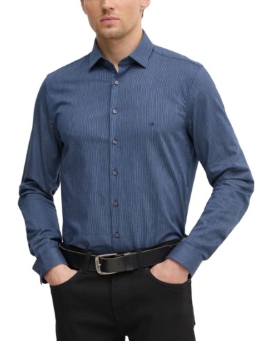 CALVIN KLEIN CAMICIA UOMO BUSINESS STRIPE         