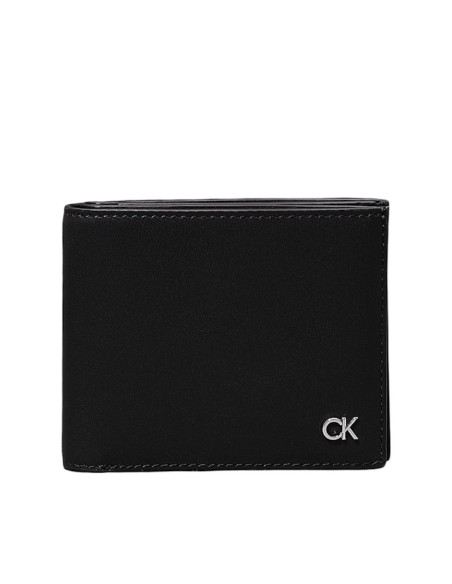 CALVIN KLEIN PORTAFOGLIO UOMO METAL CK BIFOLD 5CC 