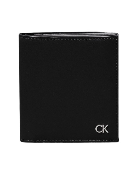 CALVIN KLEIN PORTAFOGLIO UOMO METAL CK TRIFOLD 6CC