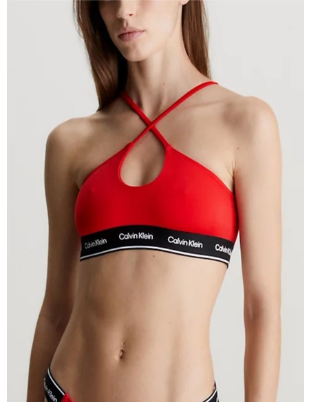 CALVIN KLEIN  BIKINI DONNA HALTER BRALETTE