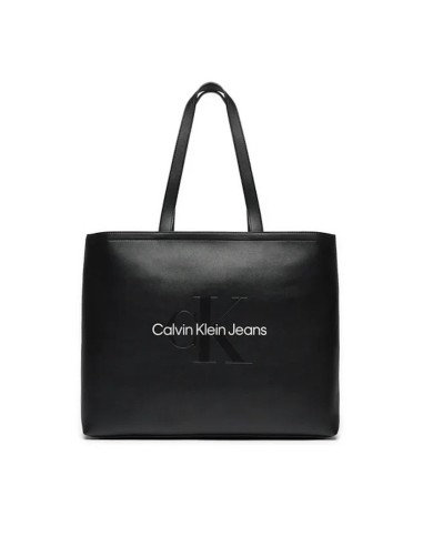 CALVIN KLEIN DONNA SCULPTED SLIM TOTE34 MONO