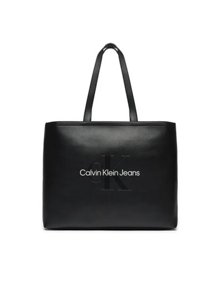 CALVIN KLEIN DONNA SCULPTED SLIM TOTE34 MONO