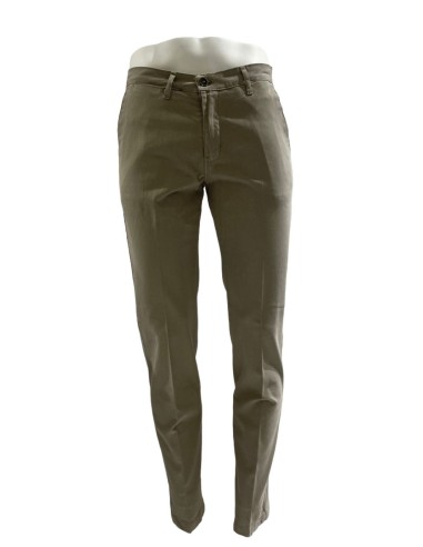 Pantaloni Uomo T. America gabardina Moro