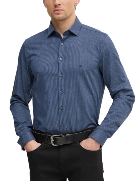 CALVIN KLEIN CAMICIA UOMO BUSINESS STRIPE         