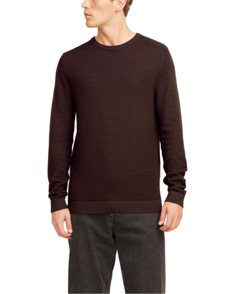 JACK & JONES PULLOVER UOMO OTTO KNIT CREW NECK LN