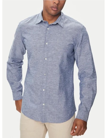 JACK & JONES CAMICIA UOMO,JJELINEN BLEND SHIRT LS 