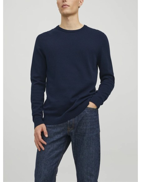 JACK & JONES PULLOVER UOMO,JJEBASIC KNIT CREW NECK