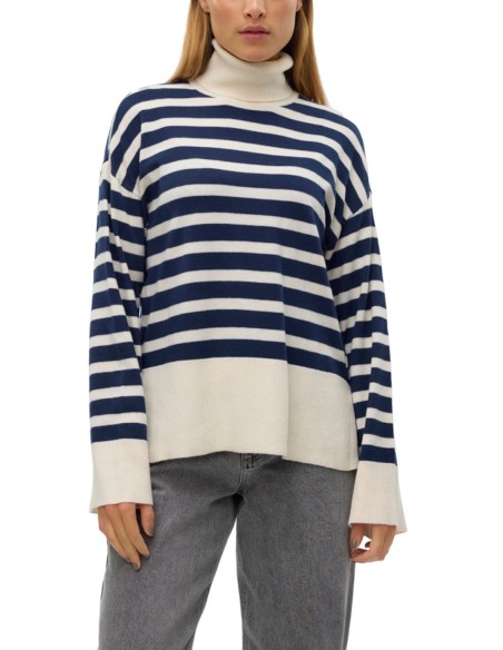 VERO MODA DONNA FANTASTIC LS ROLLNECK PULLOVER GA 