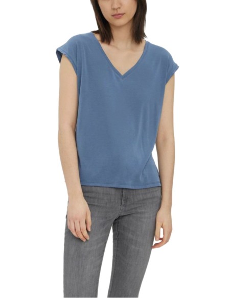 VERO MODA DONNA FILLI SS V-NECK TEE GA NOOS