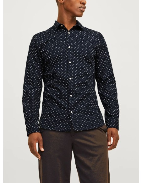 JACK & JONES UOMO JOE PRINT SHIRT LS AW24