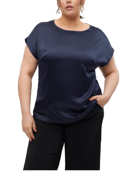 VERO MODA CURVE DONNA CMERLE MIX TOP WVN GA CUR