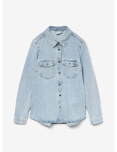 VERO MODA DONNA JENNIE LS DENIM SHIRT MIX GA NOOS