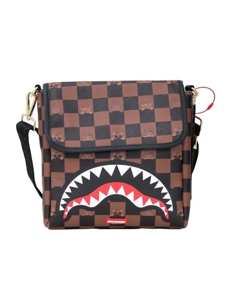 SPRAYGROUND PEEKING CHARACTER CHECK MESSENGER SLIN