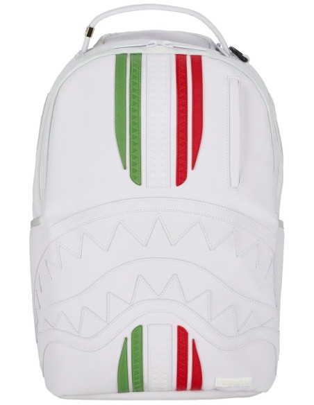 SPRAYGROUND ITALY RACING STRIPES BACKPACK WHITE