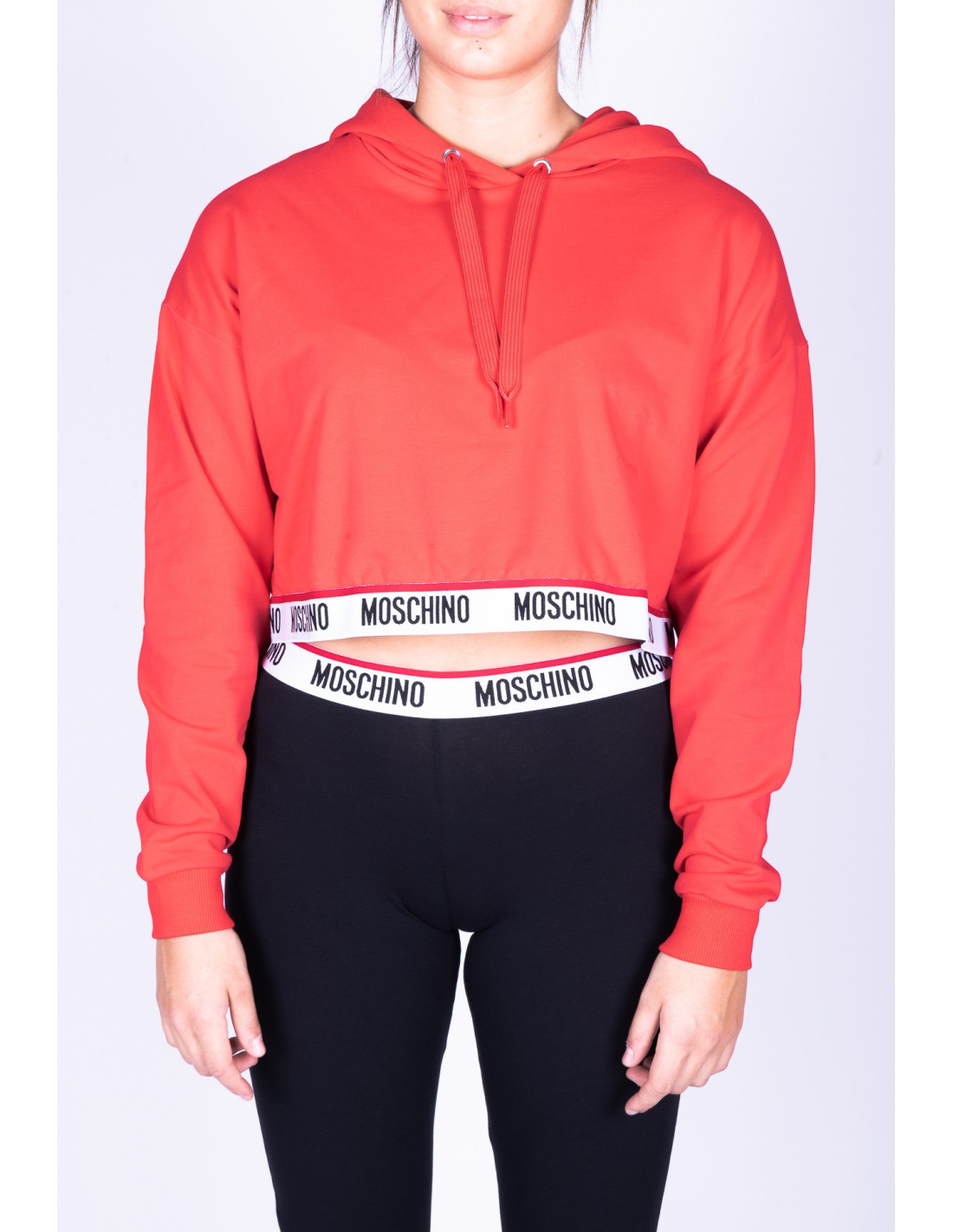 moschino red sweatshirt