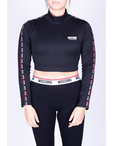 Sweat noir femme Moschino