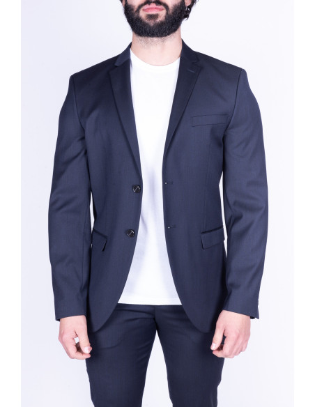 Veste bleue homme Slhslim Selected