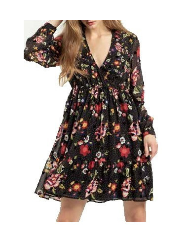 FRACOMINA FLORAL DRESS Taglia S Color Multicolore