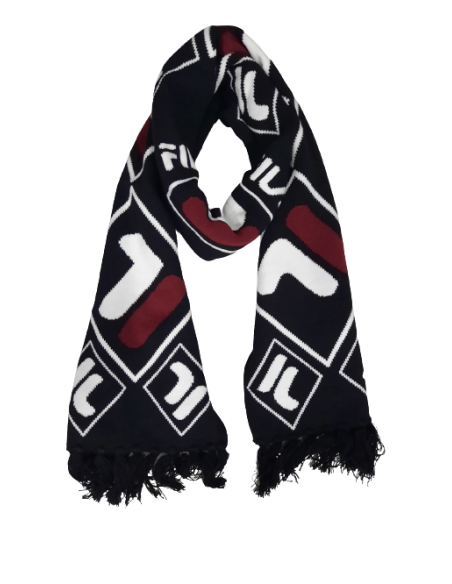 INTARSIA KNITTED SCARF FILA SCARF