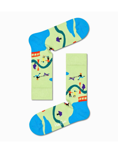 Calcetines de hombre azul Walk In The Park Happy Sock's