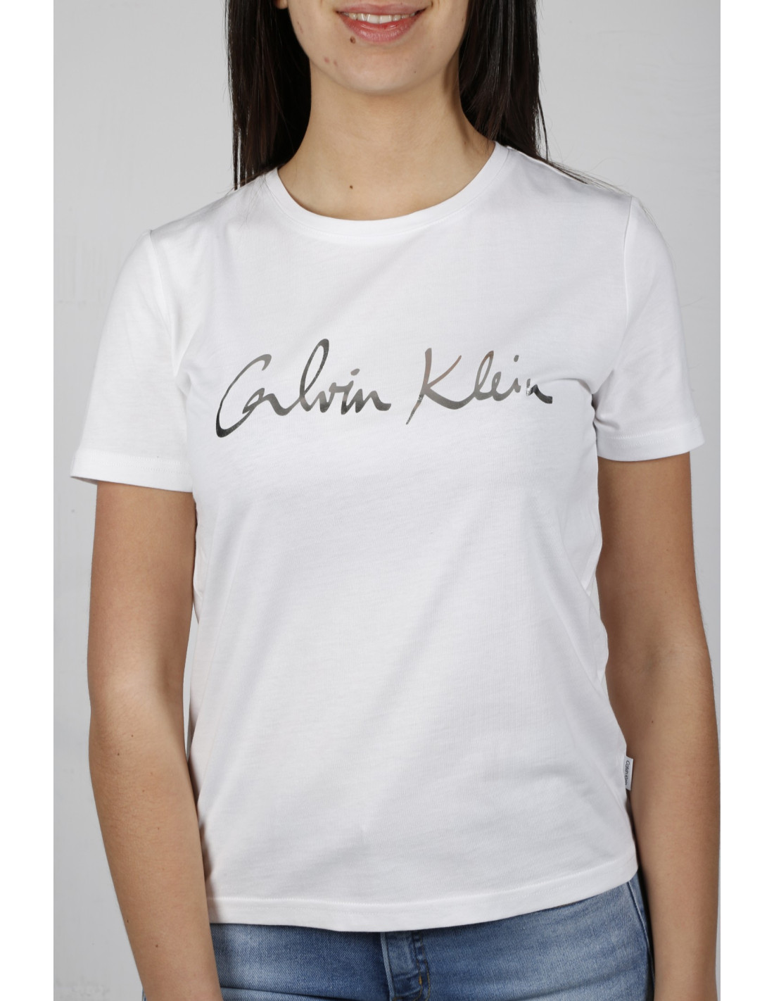Calvin Klein women's regular black t-shirt Taglia XXS Color Black