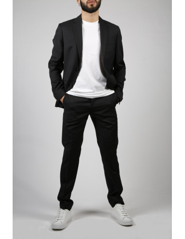 Calvin Klein black wool suit trousers