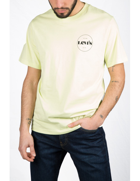 T-shirt Levi’s con logo rotondo floccato