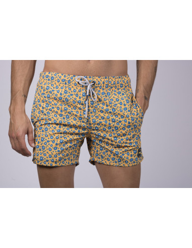 Maillot de bain court homme Effek à fleurs