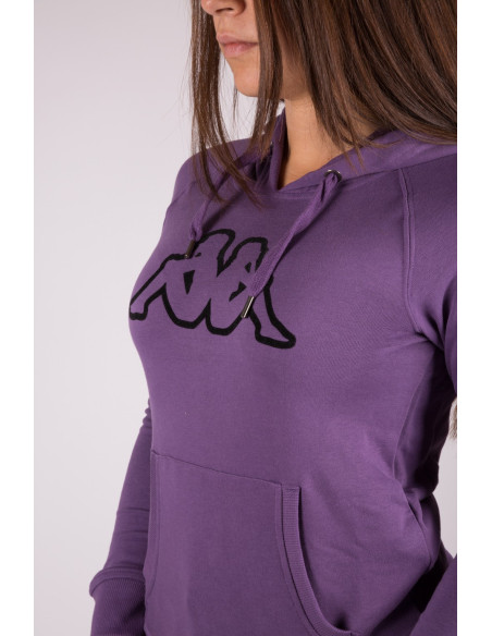 Zeleril Kappa Logo women's sweatshirt Taglia XS Color Viola