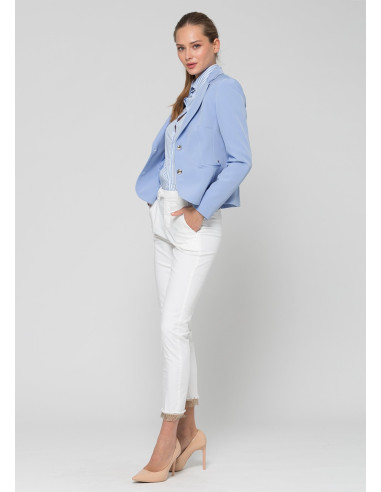 Pantalon blanc femme Pannatres Kocca