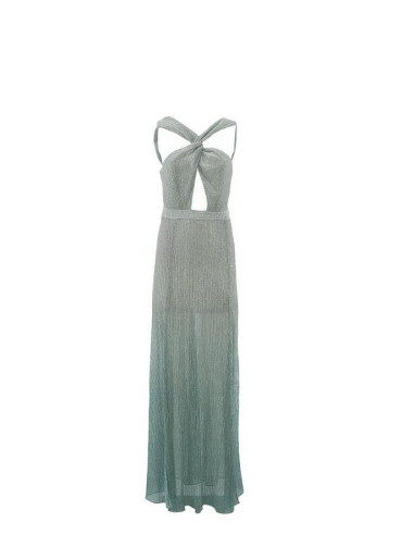 Vestido largo mujer plata Tomort Relish