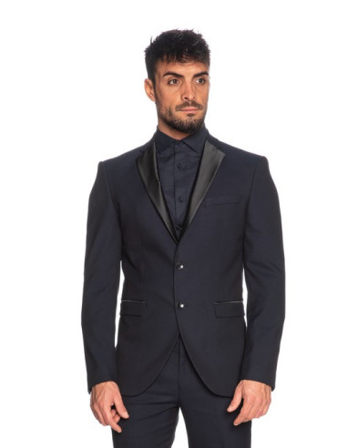 Selected men's sapphire blue jacket