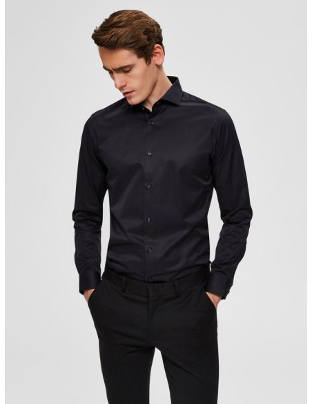 Chemise en cuir Slhslimsel pour hommes Sélectionné