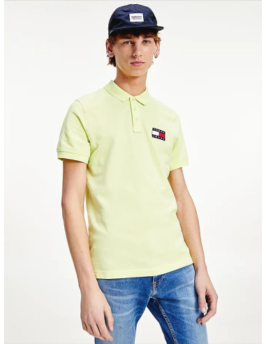 Tjm Essential Tommy Jeans Herren-Poloshirt in Limettengrün