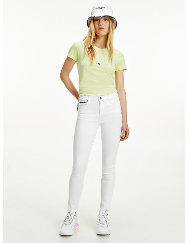 White cropped jeans woman Nora Tommy Jeans