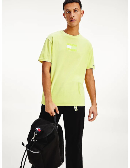 T-shirt lime green man Tjm tonal Tommy Jeans